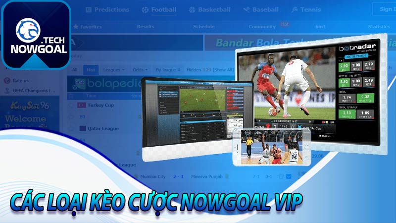 Các loại kèo cược nowgoal vip