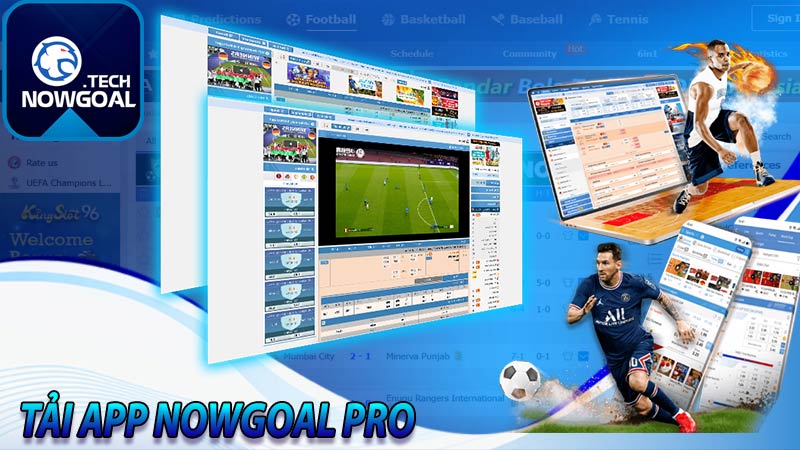 Tải app nowgoal pro