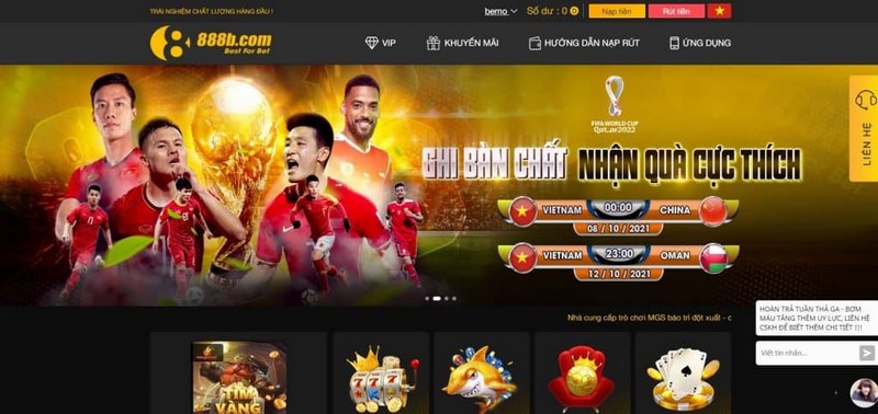 Khuyến mãi cực sốc chỉ có tại nhà cái 888b